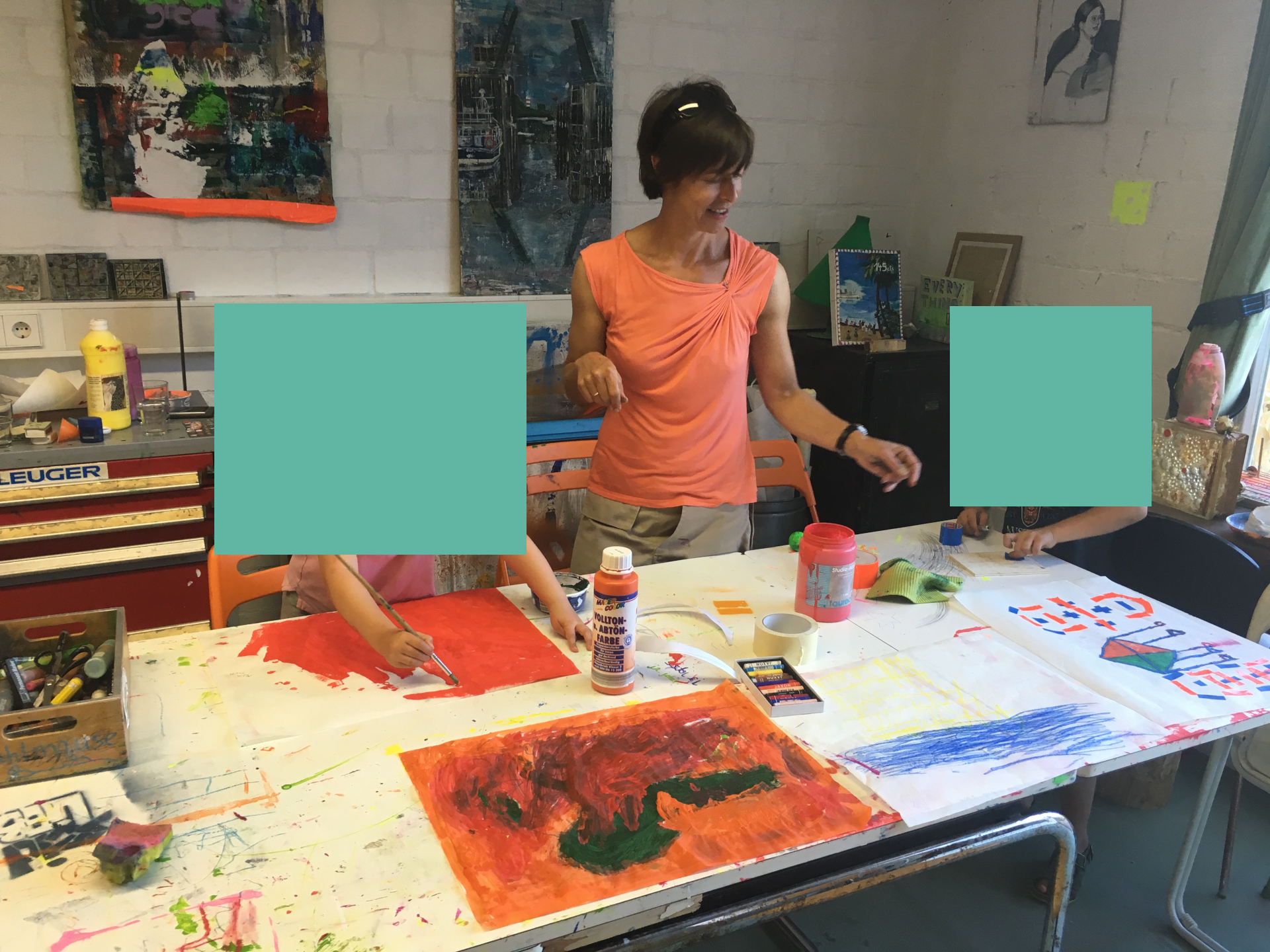 Die Begleiterin im Zauberland – im Atelier